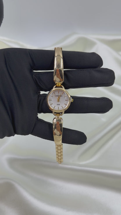 Namita Gold Stainless Steel Watch (Adjustable)