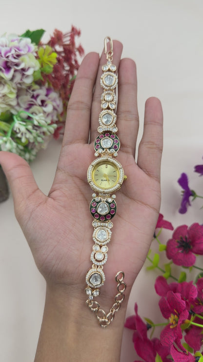 Kashish Moissanite Watch (Adjustable)