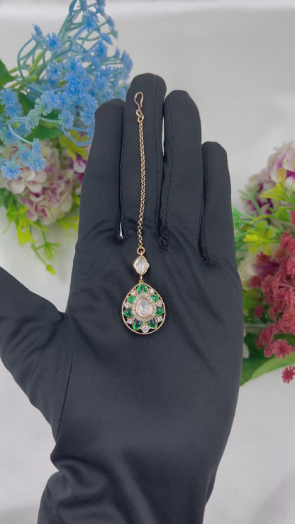 Taniya Moissanite Mang Tika