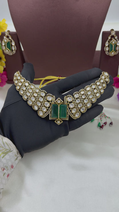 Mira Moissanite Choker Necklace