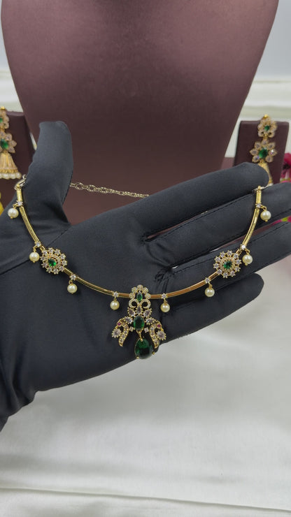 Rohini Traditional Hasli Necklace