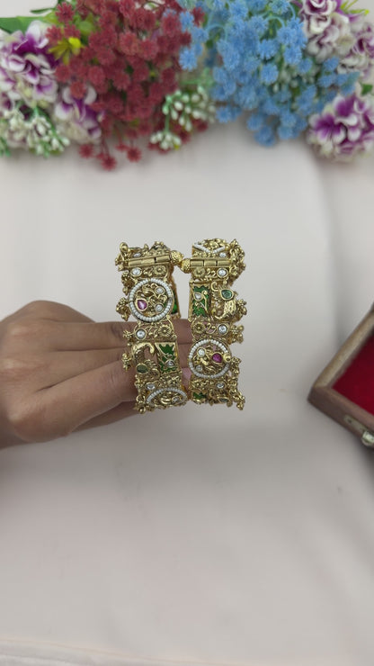 Tanisha Premium Chorski Bangles (Openable)