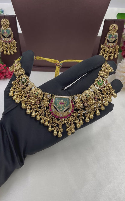 Bhanu Chorski Antique Gold Necklace