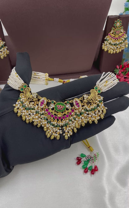 Prachi Pachi Kundan Necklace