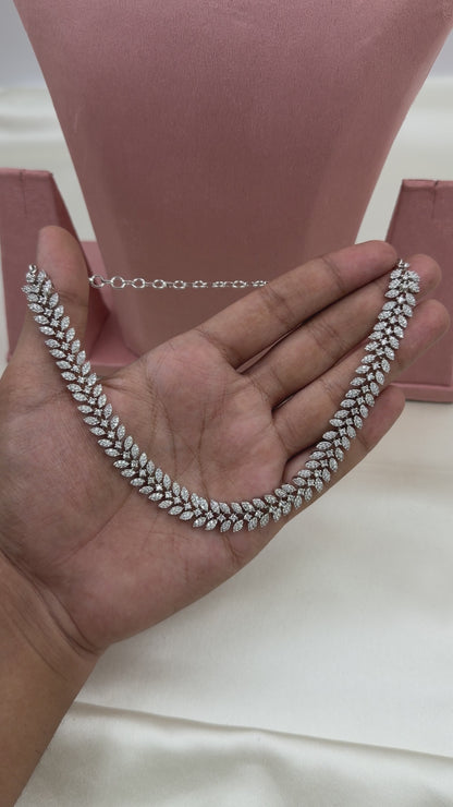 Hansika American Diamond Necklace Set