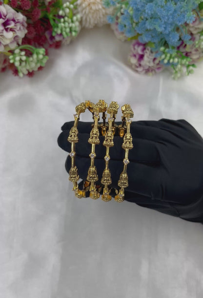 Yashasvi Temple Premium Bangles