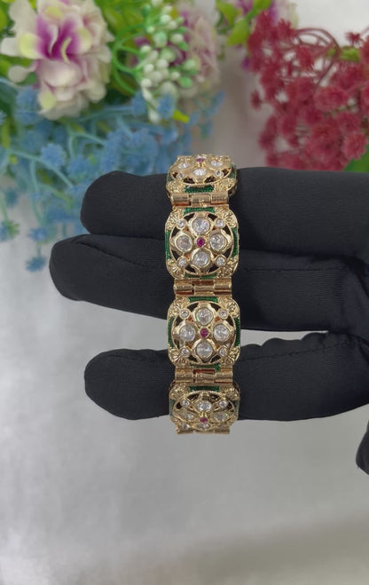 Suhani Moissanite Kundan Bracelet