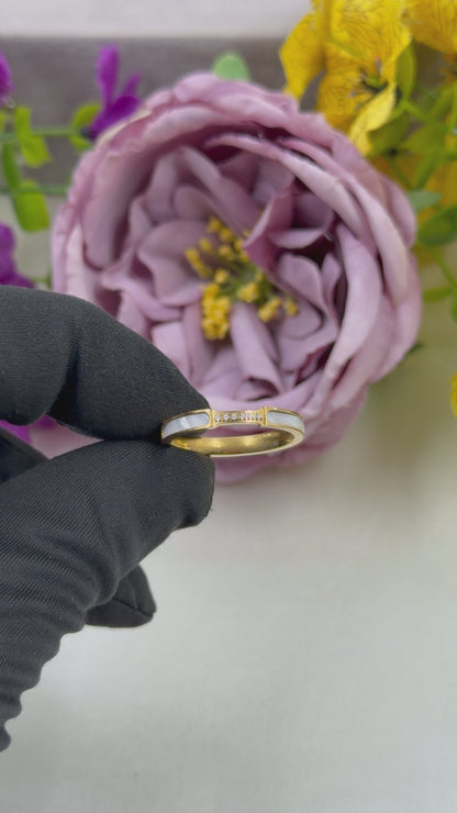 Alice Anti-Tarnish Stainless Steel Ring