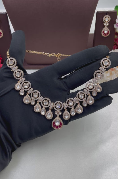 Kittur Moissanite Delicate Necklace