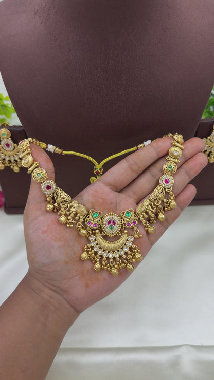 Pranavi Heritage Chorski Necklace Set