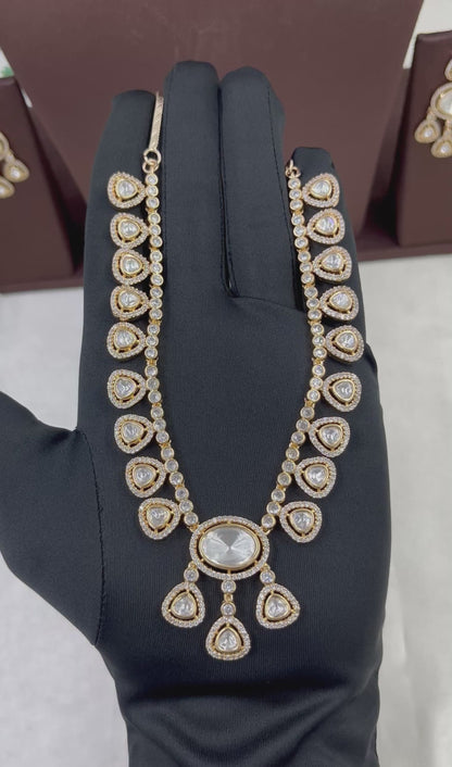 Brinda Delicate Moissanite Necklace