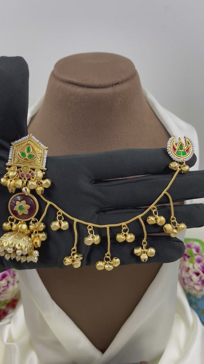 Dania Kashmiri Earing With Earchain
