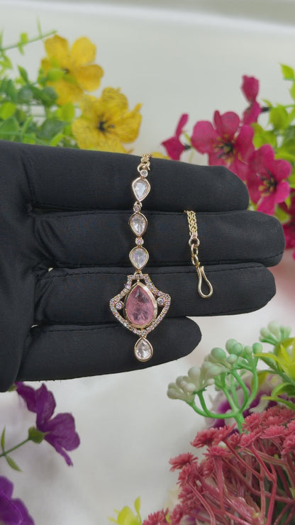 Juhi Moissanite Mang Tika