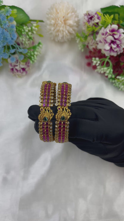 Ruchika Temple Premium Bangles