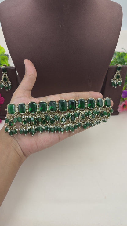 Rashi Victorian Choker Necklace Set
