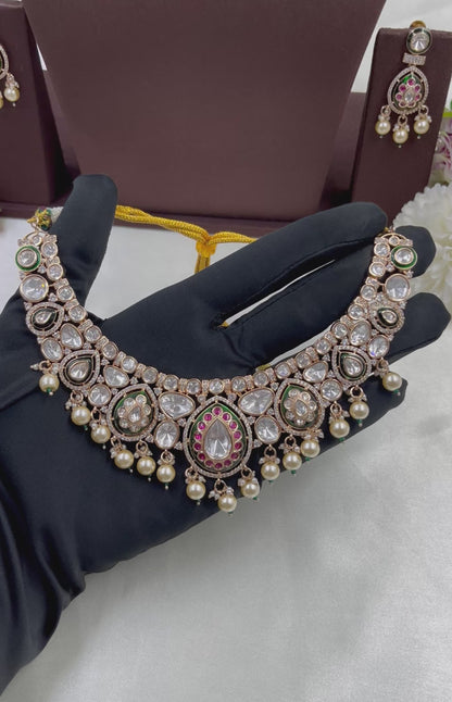 Priti Moissanite Premium Necklace