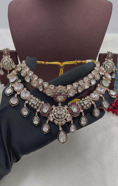 Razia Moissanite Semi Bridal Set