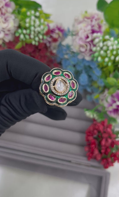 Sururu Moissanite Mina Kari Ring