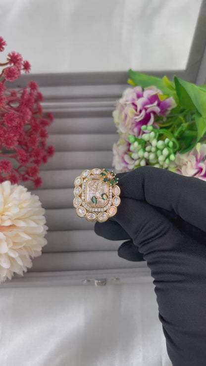 Gulnoor Moissanite Ring