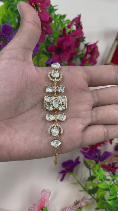 Rivaa Moissanite Bracelet (Adjustable)