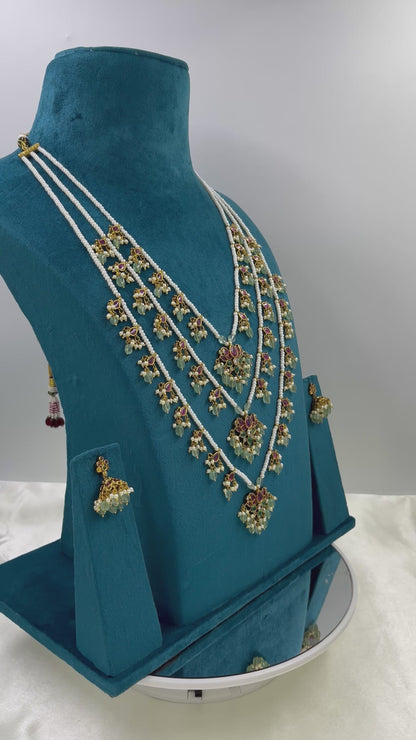 Anya Tripal Layer Victorian Long Necklace