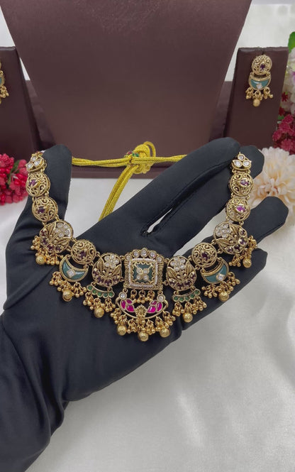 Ruchi Heritage Brass Necklace