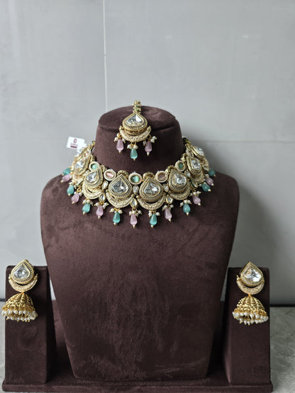 Ramina Premium Rajwadi Choker Set